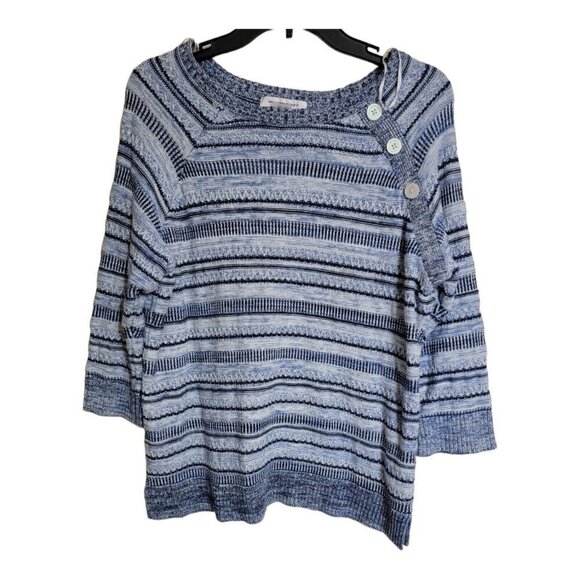 Allison Daley  Sweater Womens Size XL Multicolor Casual Knit - Picture 1 of 8
